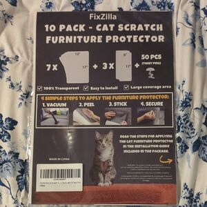 FixZilla Cat Scratch Furniture Protector 10 Pack